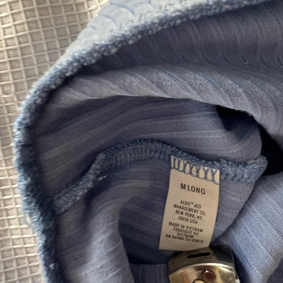 Aerie Sky Blue Flare Pants - Picture 6 of 10